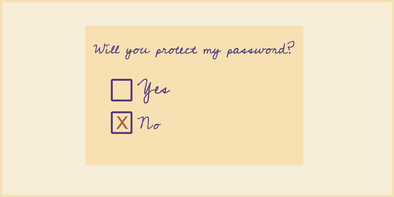 Yes No Sticky Note