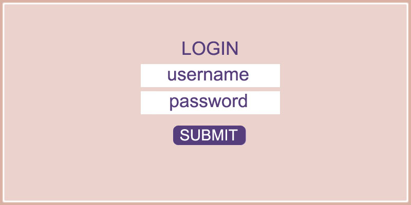 login form